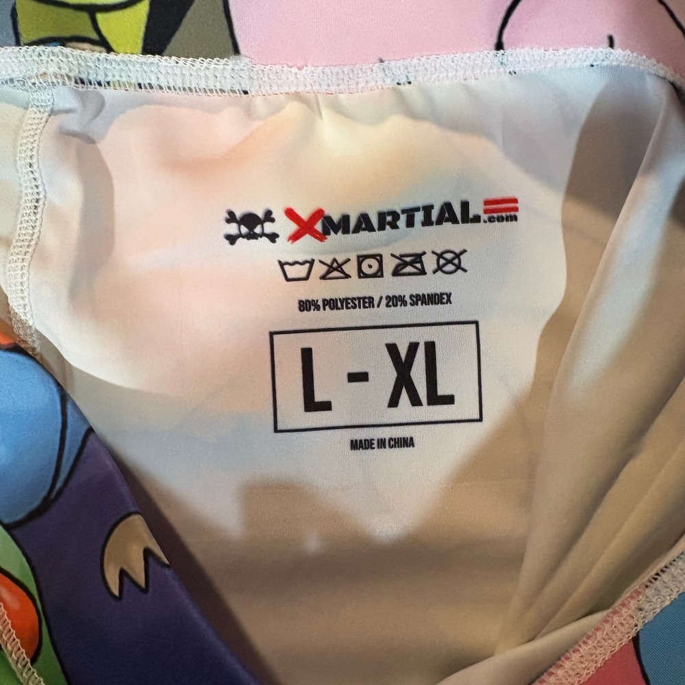 XMartial Pokemon Evo Spats Compression Leggings Mens L-XL Multicolor BJJ MMA - Picture 5 of 8